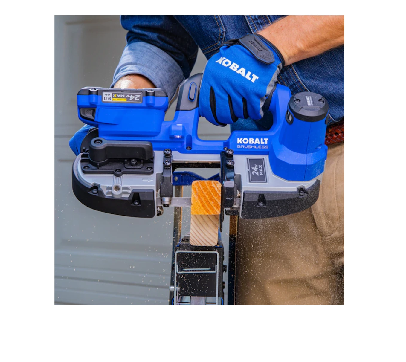 Kobalt KBDS 124B-03 24-Volt 2.5-in Portable Band Saw 13 Kobalt KBDS 124B-03 24-Volt 2.5-in Portable Band Saw - Image 11