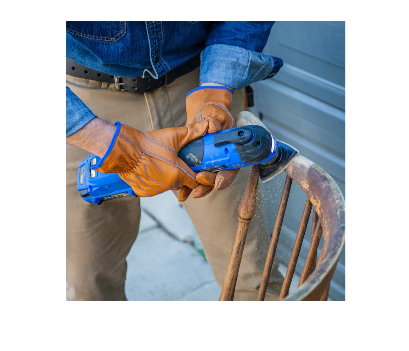 Kobalt KMT 2624A-03 17-Piece Brushless 24-volt Max Variable Speed Oscillating Multi-Tool Kit With Soft Case (1-Battery Included) 14 Kobalt KMT 2624A-03 17-Piece Brushless 24-volt Max Variable Speed Oscillating Multi-Tool Kit With Soft Case (1-Battery Included) - Image 12