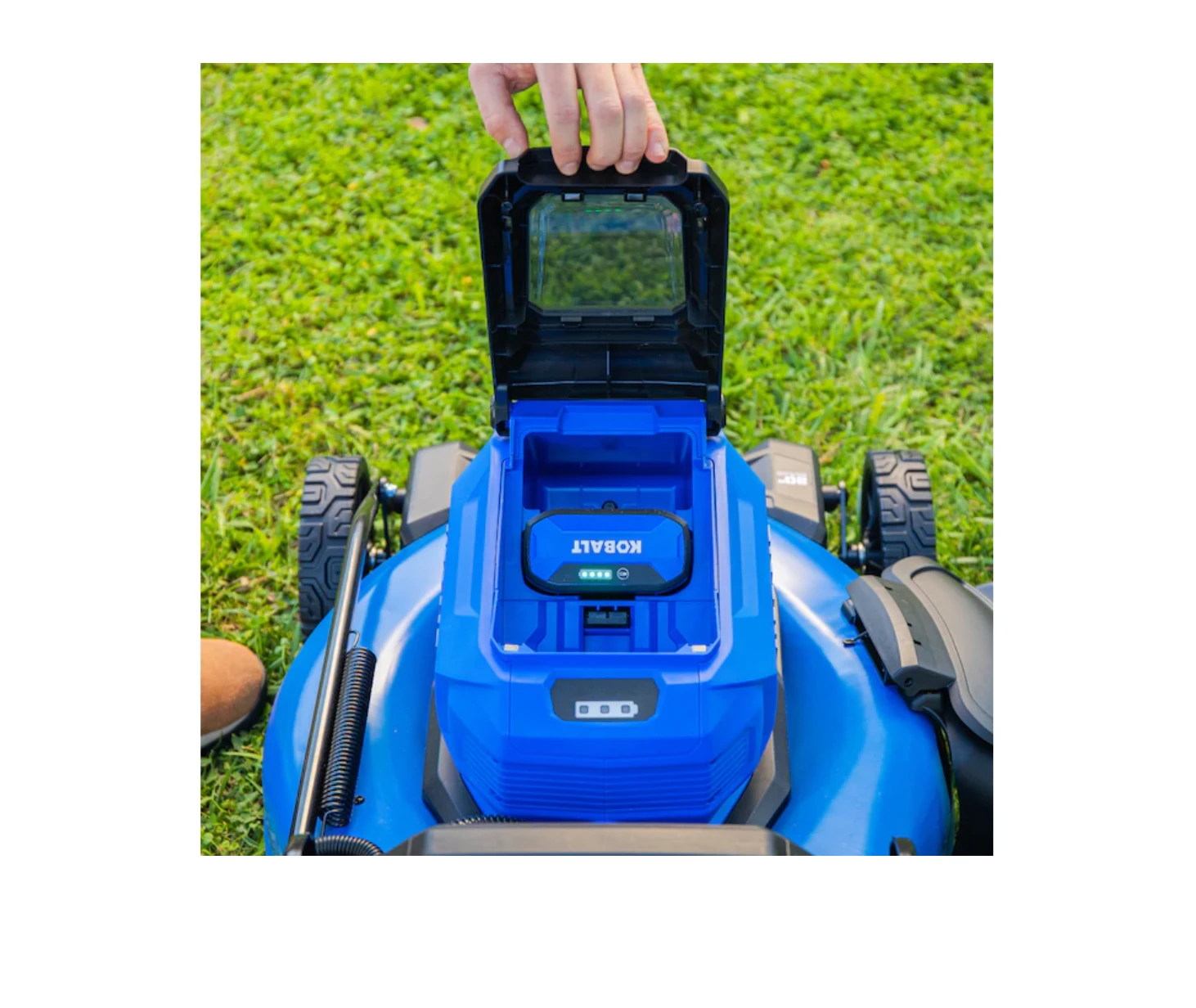 Kobalt KPM 1040A-03 Gen4 40-volt Brushless 20-in Cordless Electric Lawn Mower 6 Ah (Battery & Charger Included) 14 Kobalt KPM 1040A-03 Gen4 40-volt Brushless 20-in Cordless Electric Lawn Mower 6 Ah (Battery & Charger Included) - Image 12