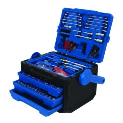 Kobalt Standard (SAE) And Metric Polished Chrome Mechanic's Tool Set With Tool Case - 127-Piece -Kobalt Store 14195530b L