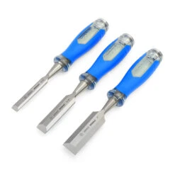 Kobalt Set Of 3 Wood Chisels Steel Sizes 1/4-in 1/2-in 1-in -Kobalt Store 19225245 L