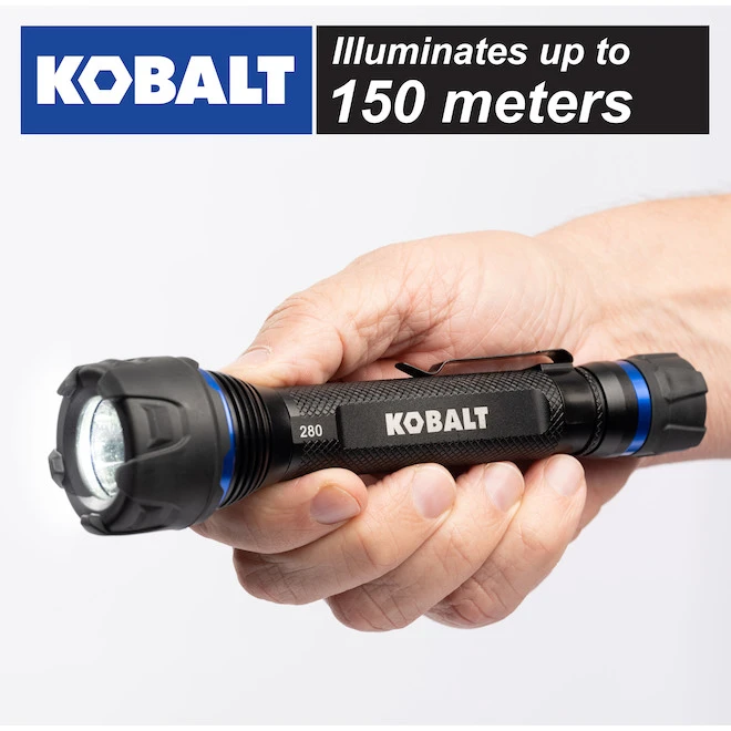 Kobalt Virtually Indestructible Waterproof - 280 Lumens LED Flashlight (Batteries Included) 4 Kobalt Virtually Indestructible Waterproof - 280 Lumens LED Flashlight (Batteries Included) - Image 2