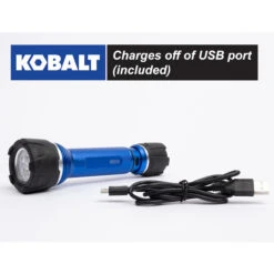 Kobalt Rechargeable - 600 Lumens LED Flashlight 10 Kobalt Rechargeable - 600 Lumens LED Flashlight -Kobalt Store 19225284da L