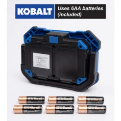 Kobalt - 1000 Lumens LED Work Light (Batteries Included) -Kobalt Store 19225287ca L