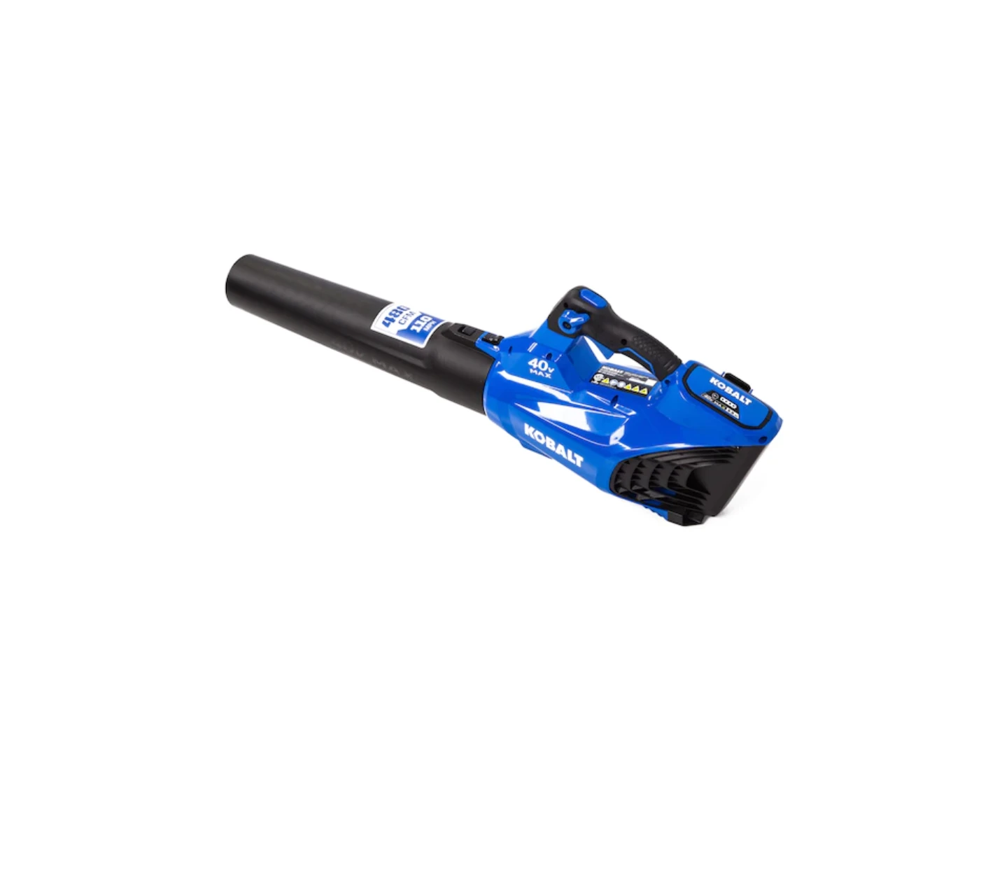 Kobalt KHB 4840-06 40-volt Max 480-CFM 110-MPH Handheld Cordless Electric Leaf Blower (Tool Only) 5 Kobalt KHB 4840-06 40-volt Max 480-CFM 110-MPH Handheld Cordless Electric Leaf Blower (Tool Only) - Image 3