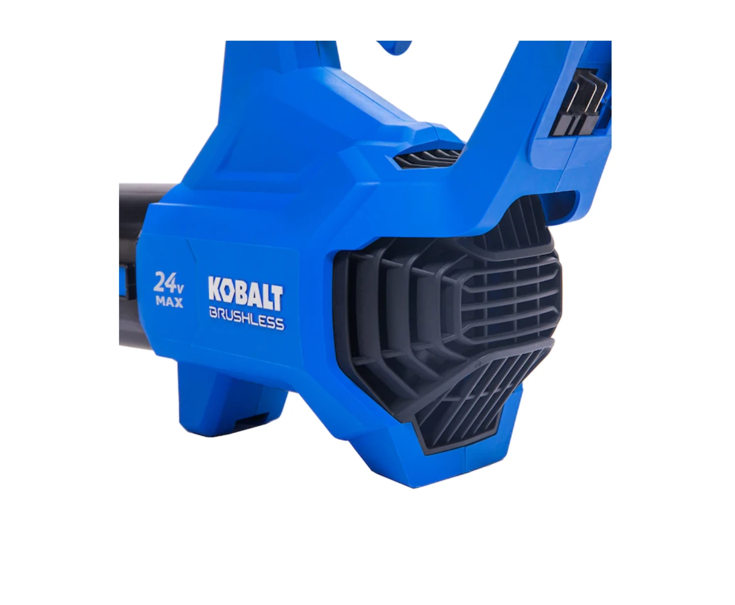 Kobalt KHB 4224A-03 24-volt Max 500-CFM 120-MPH Brushless Handheld Cordless Electric Leaf Blower 4 Ah (Battery & Charger Included) 6 Kobalt KHB 4224A-03 24-volt Max 500-CFM 120-MPH Brushless Handheld Cordless Electric Leaf Blower 4 Ah (Battery & Charger Included) - Image 4