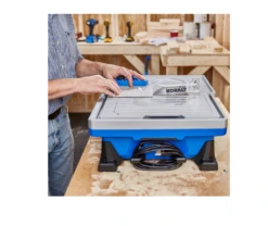 Kobalt KWS B72-06 7-in 6-Amp Wet Tabletop Sliding Table Tile Saw -Kobalt Store 3 147