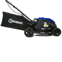 Kobalt 2-in-1 Cordless Push Lawn Mower - 40 V - 16" - Blue/Black -Kobalt Store 30736986c L