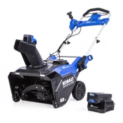 Kobalt 80V-22-in Single Stage Electric Cordless Snow Blower - 1 Battery Included -Kobalt Store 41537707 L