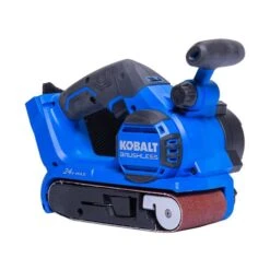 Kobalt 24-V Cordless Belt Sander - Brushless Motor - Black And Blue - Bare Tool Without Battery 9 Kobalt 24-V Cordless Belt Sander - Brushless Motor - Black And Blue - Bare Tool Without Battery -Kobalt Store 45595019c L