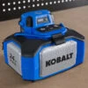 Kobalt 24 V Max Bluetooth Speaker - USB And Auxiliary Ports - Grey And Blue - Bare Tool Without Battery -Kobalt Store 45595032c L