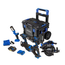 Kobalt 24 V XTR 5-Tool Combo Kit With Hard Storage Case With Battery And Charger 11 Kobalt 24 V XTR 5-Tool Combo Kit With Hard Storage Case With Battery And Charger -Kobalt Store 45595045b L