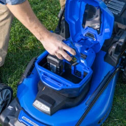 Kobalt 2x24-Volt (48-Volt Total) Brushless 20-in Self-Propelled Cordless Electric Lawn Mower 5 Ah 10 Kobalt 2x24-Volt (48-Volt Total) Brushless 20-in Self-Propelled Cordless Electric Lawn Mower 5 Ah -Kobalt Store 45595061c L