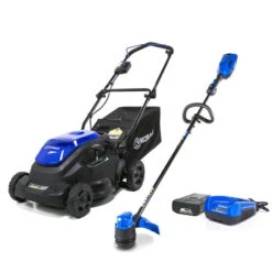 Kobalt 16-in Lawnmower/13-in String Trimmer - 40 V Max Li-Ion