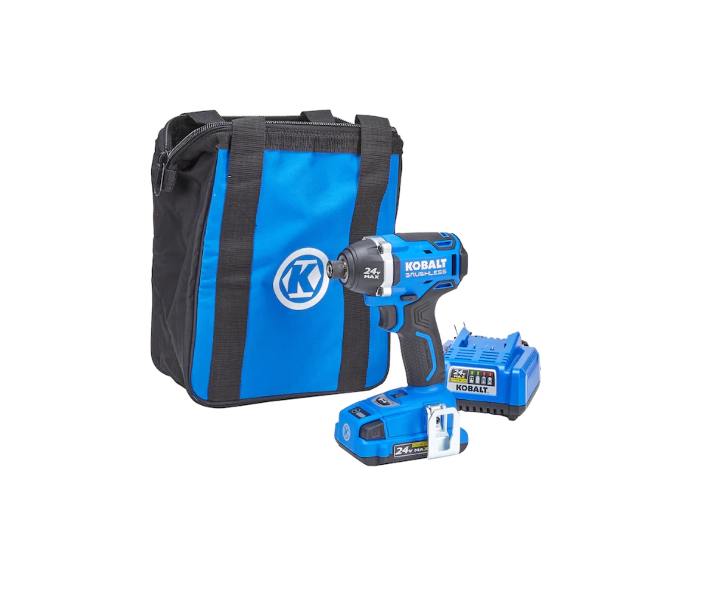 Kobalt KID 1324A-03 24-volt Max Variable Speed Brushless Cordless Impact Driver (1-Battery Included) 8 Kobalt KID 1324A-03 24-volt Max Variable Speed Brushless Cordless Impact Driver (1-Battery Included) - Image 6