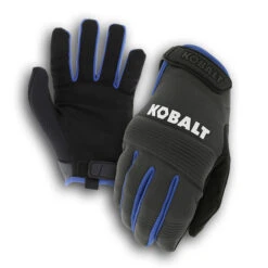 Kobalt Mechanic Gloves - Synthetic Leather - Unisex - XLarge - Black -Kobalt Store 56145147 L