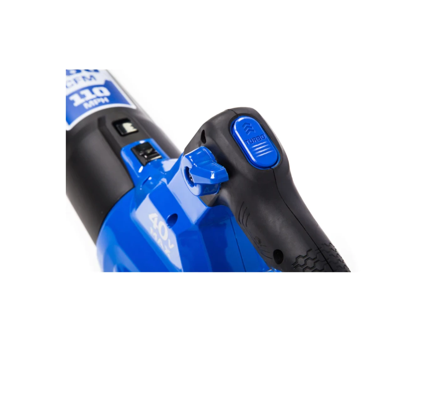 Kobalt KHB 4840-06 40-volt Max 480-CFM 110-MPH Handheld Cordless Electric Leaf Blower (Tool Only) 9 Kobalt KHB 4840-06 40-volt Max 480-CFM 110-MPH Handheld Cordless Electric Leaf Blower (Tool Only) - Image 7