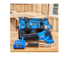 Kobalt KLC 4024A-03 4-Tool 24-Volt Max Brushless Power Tool Combo Kit With Soft Case (1-Battery Included And Charger Included) -Kobalt Store 7 137