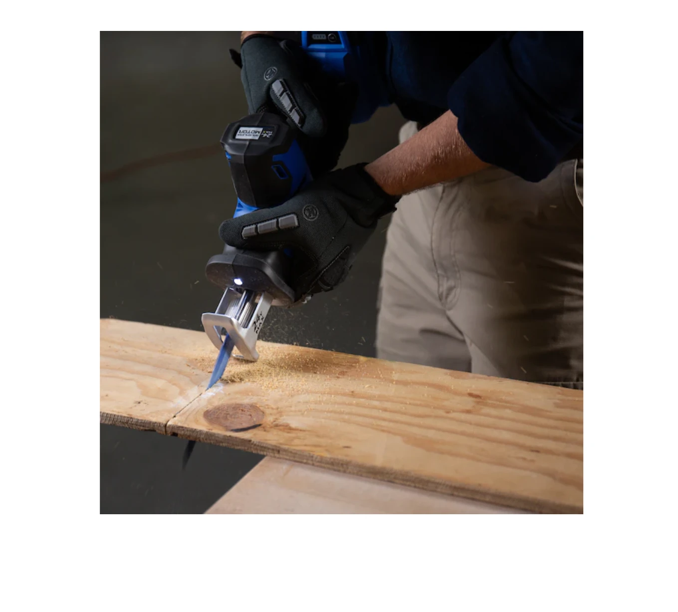 Kobalt KRS 124B-03 24-volt Max Variable Speed Brushless Cordless Reciprocating Saw (Tool Only) 11 Kobalt KRS 124B-03 24-volt Max Variable Speed Brushless Cordless Reciprocating Saw (Tool Only) - Image 9