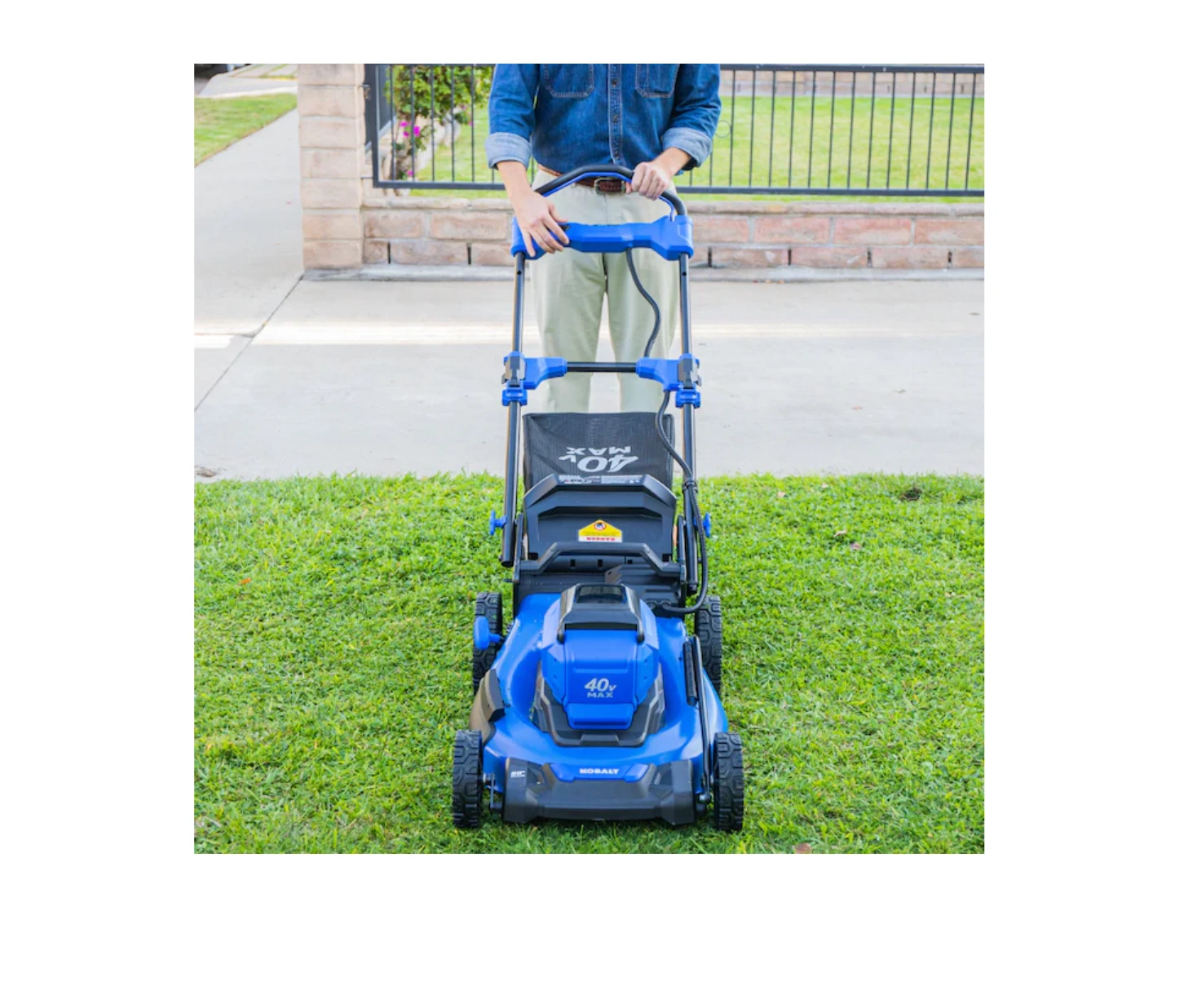 Kobalt KPM 1040A-03 Gen4 40-volt Brushless 20-in Cordless Electric Lawn Mower 6 Ah (Battery & Charger Included) 12 Kobalt KPM 1040A-03 Gen4 40-volt Brushless 20-in Cordless Electric Lawn Mower 6 Ah (Battery & Charger Included) - Image 10