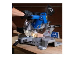 Kobalt KMS 0724B-03 7-1/4-in-Amp 24-volt Max Dual Bevel Sliding Compound Cordless Miter Saw -Kobalt Store 9 99