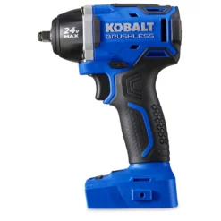Kobalt KIW 3824B-03 Brushless-Amp 24-volt Max Variable Speed Brushless 3/8-in Drive Cordless Impact Wrench (Tool Only)
