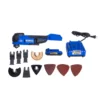 Kobalt KMT 2624A-03 17-Piece Brushless 24-volt Max Variable Speed Oscillating Multi-Tool Kit With Soft Case (1-Battery Included)
